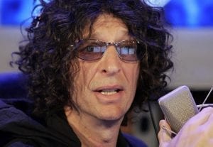 Radio personality with a microphone