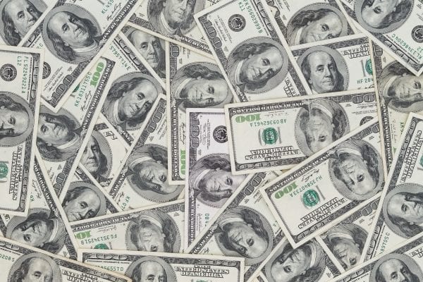 Hundred dollar bills